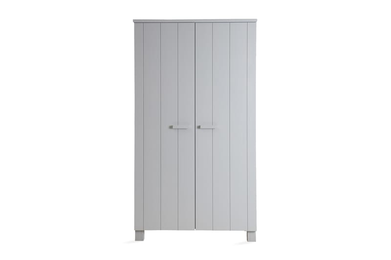 Garderobe Mitchell 202 cm - Grå Furu - Oppbevaring - Garderober & garderobesystem - Garderobeskap