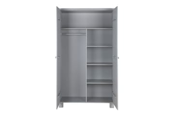 Garderobe Mitchell 202 cm - Grå Furu - Oppbevaring - Garderober & garderobesystem - Garderobeskap