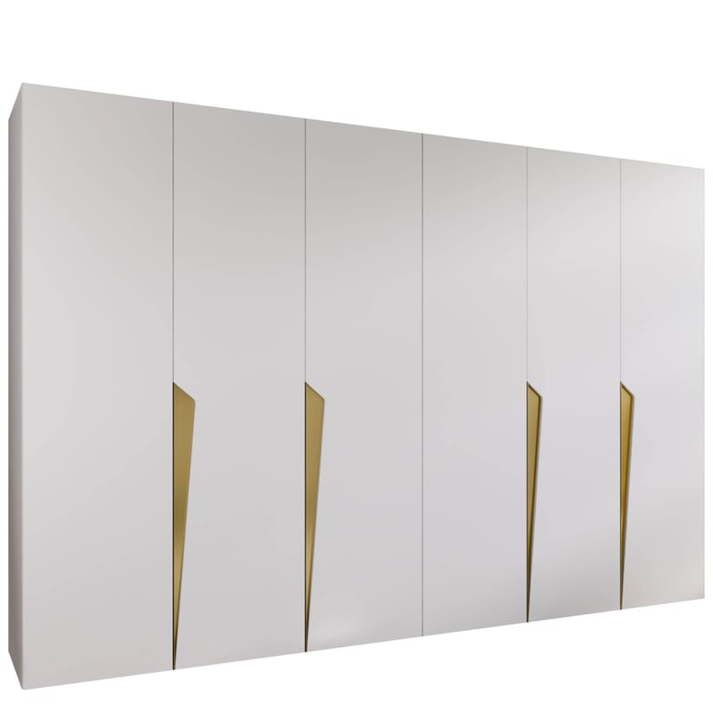 garderobeskap Garderobeskap PIANO 1 300 hvit Gull