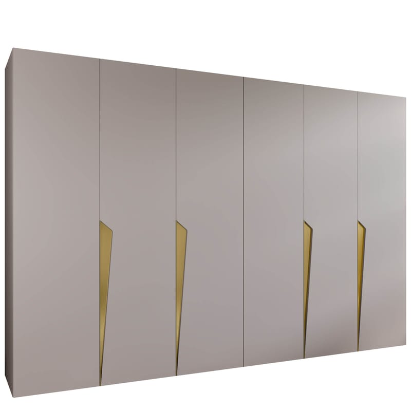 garderobeskap Garderobeskap PIANO 1 300 cashmere Gull