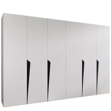 garderobeskap Garderobeskap PIANO 1 300 hvit Svart