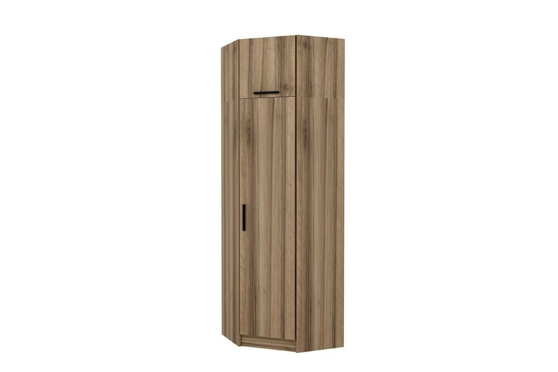 Hjørnegarderobe Cambrian 74 cm - Eik - Garderobeskap - Hjørnegarderobe