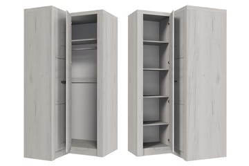 Indianapolis Garderobe 106x58x192 cm - Oppbevaring - Garderober & garderobesystem - Garderobeskap