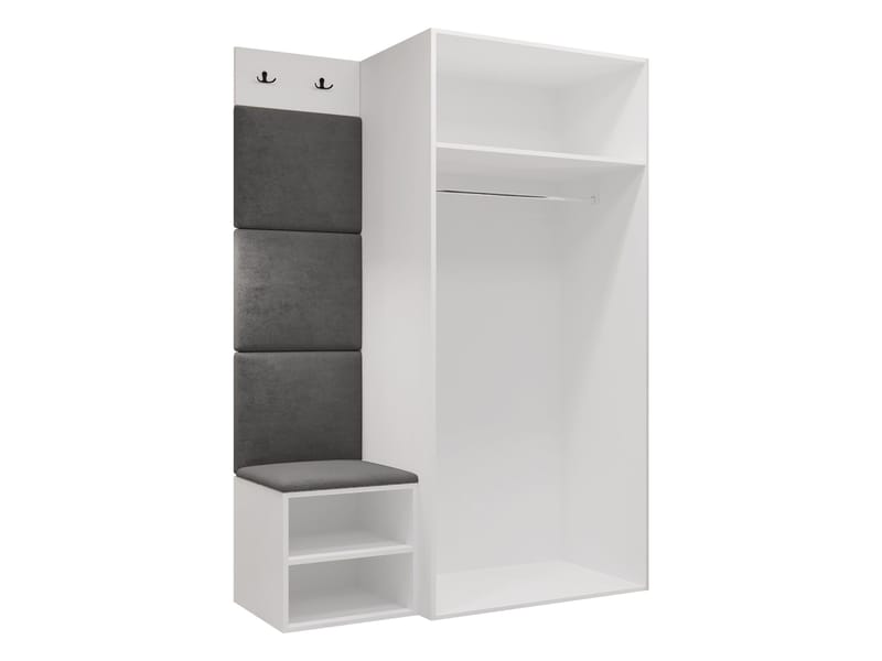 garderobeskap Medi Valnøtt + Soft 011 - Valnøtt + Soft 011 - Oppbevaring - Garderober & garderobesystem - Garderobeskap