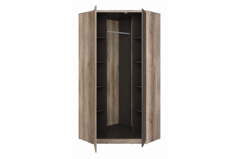 Movico Hjørnegarderobe - Tre/natur - Oppbevaring - Garderober & garderobesystem - Garderobeskap