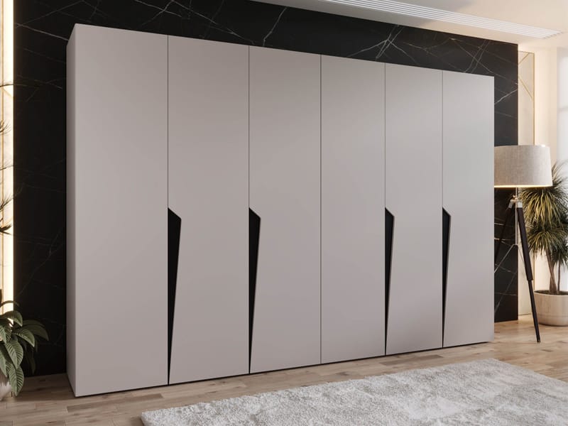 garderobeskap NO_BRAND Garderobeskap PIANO 1 300 cashmere Svart - Oppbevaring - Garderober & garderobesystem