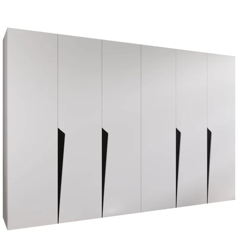 garderobeskap NO_BRAND Garderobeskap PIANO 1 300 hvit Svart