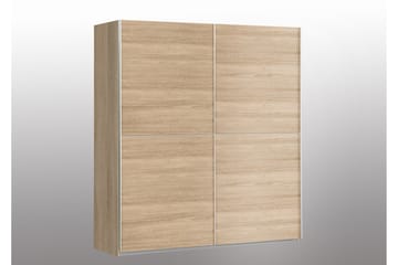 Slosser Garderobe 170x191 cm - Lysebrun - Oppbevaring - Garderober & garderobesystem - Garderobeskap
