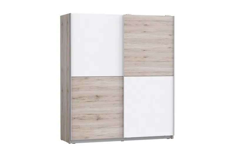 Slosser Garderobe 170x191 cm, Lysebrun