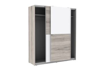 Slosser Garderobe 170x191 cm - Lysebrun - Oppbevaring - Garderober & garderobesystem - Garderobeskap