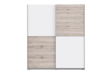 Slosser Garderobe 170x191 cm - Lysebrun - Oppbevaring - Garderober & garderobesystem - Garderobeskap