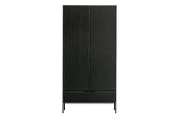 Swichor Garderobe 100 cm i Malt Tre - Sort - Oppbevaring - Garderober & garderobesystem - Garderobeskap