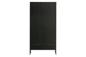 Swichor Garderobe 100 cm i Malt Tre - Sort - Oppbevaring - Garderober & garderobesystem - Garderobeskap