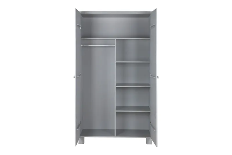 Tenney Garderobe 202 cm - Grå Furu - Oppbevaring - Garderober & garderobesystem - Garderobeskap