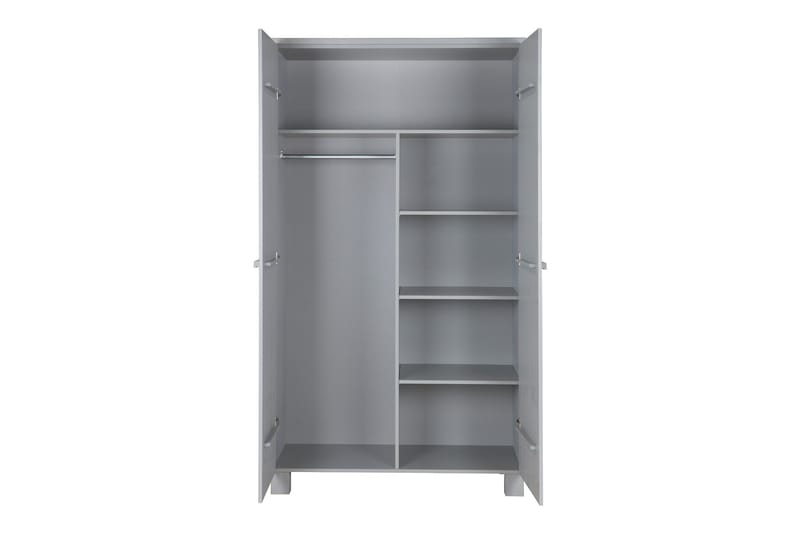 Tenney Garderobe 202 cm - Grå Furu - Oppbevaring - Garderober & garderobesystem - Garderobeskap