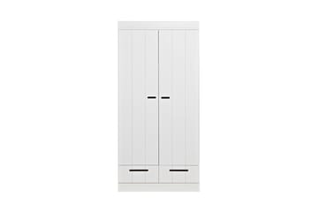 Varius Garderobe 195 cm 2 Dører 2 Skuffer - Hvit Furu - Oppbevaring - Garderober & garderobesystem - Garderobeskap
