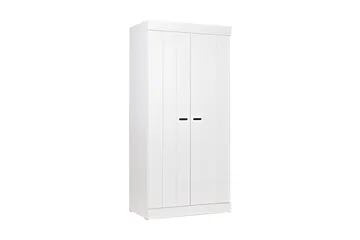 Varius Garderobe 94 cm 2 Dører - Hvit Furu - Oppbevaring - Garderober & garderobesystem - Garderobeskap