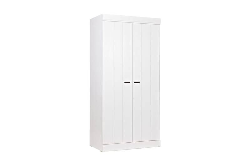 Varius Garderobe 94 cm 2 Dører, Hvit Furu