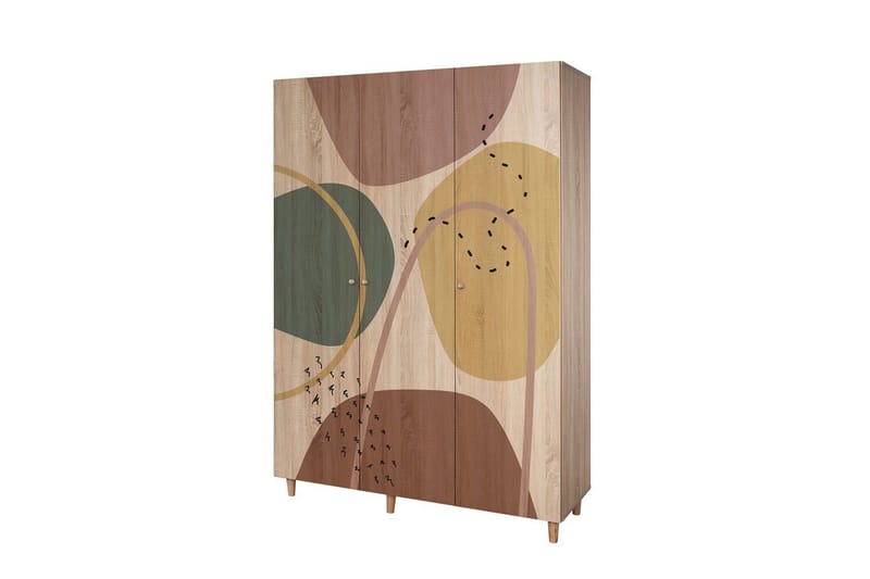 Gladfield Garderobe 135x192 cm, Natur