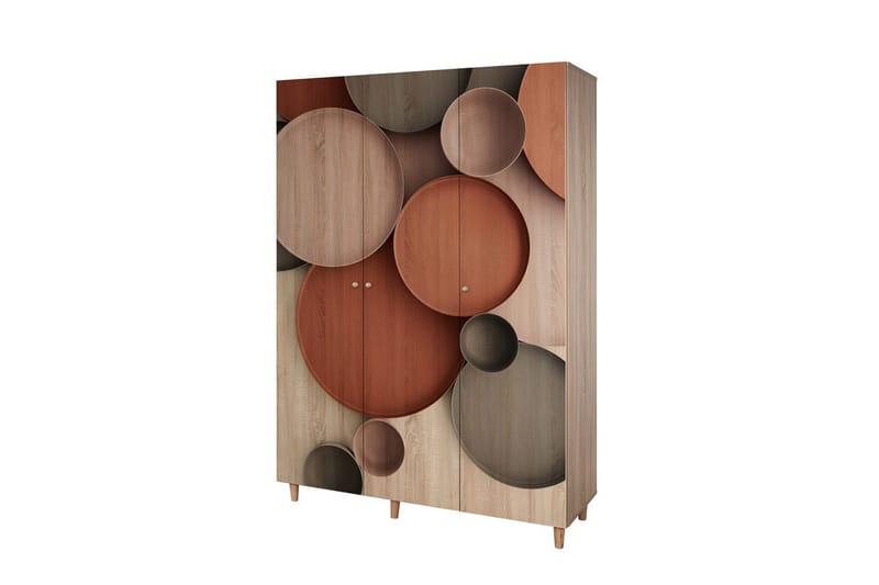 Gladfield Garderobe 135x192 cm, Natur