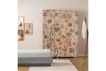 Gladfield Garderobe 135x192 cm - Natur - Oppbevaring - Garderober & garderobesystem