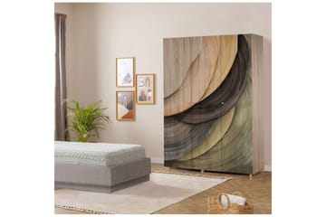 Gladfield Garderobesskåp 135x192 cm - Oppbevaring - Garderober & garderobesystem
