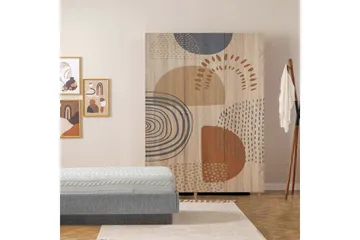 Gladfield Garderobesskåp 135x192 cm - Oppbevaring - Garderober & garderobesystem