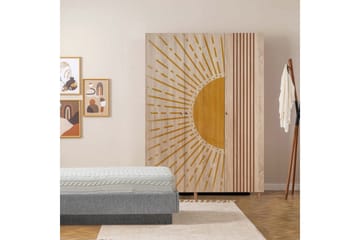 Gladfield Garderobesskåp 135x192 cm - Oppbevaring - Garderober & garderobesystem