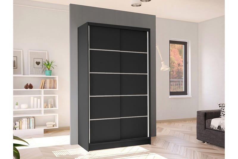 Glenmore Garderob Black - Oppbevaring - Garderober & garderobesystem