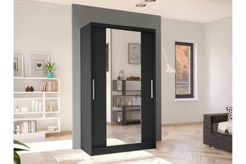 Glenmore Garderob m. Spegel Black - Oppbevaring - Garderober & garderobesystem