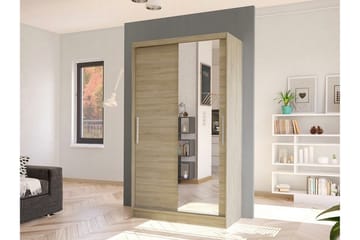 Glenmore Garderob m. Spegel Brown - Oppbevaring - Garderober & garderobesystem