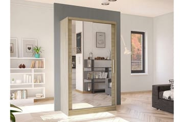 Glenmore Garderob m. Spegel Brown - Oppbevaring - Garderober & garderobesystem