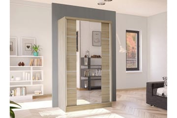 Glenmore Garderob m. Spegel Brown - Oppbevaring - Garderober & garderobesystem