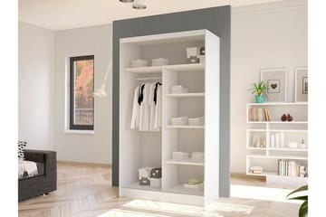 Glenmore Garderob m. Spegel NO_BRAND White - Oppbevaring - Garderober & garderobesystem