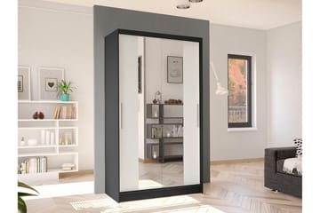 Glenmore Garderob m. Spegel White - Oppbevaring - Garderober & garderobesystem