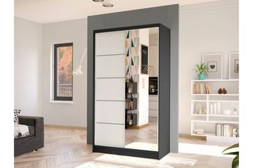 Glenmore Garderob m. Spegel White - Oppbevaring - Garderober & garderobesystem