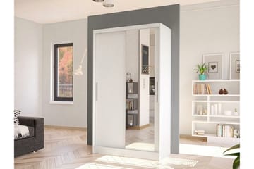 Glenmore Garderob m. Spegel White - Oppbevaring - Garderober & garderobesystem