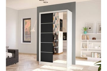 Glenmore Garderob m. Spegel White - Oppbevaring - Garderober & garderobesystem