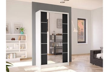 Glenmore Garderob m. Spegel White - Oppbevaring - Garderober & garderobesystem