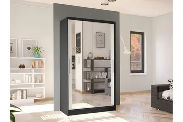 Glenmore Garderob m. Spegel White - Oppbevaring - Garderober & garderobesystem