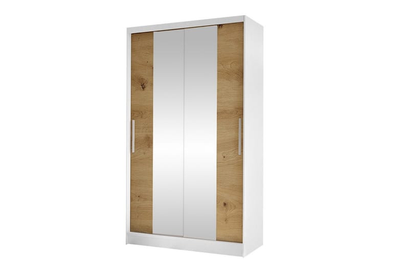 Glenmore Garderob m. Spegel White - Oppbevaring - Garderober & garderobesystem