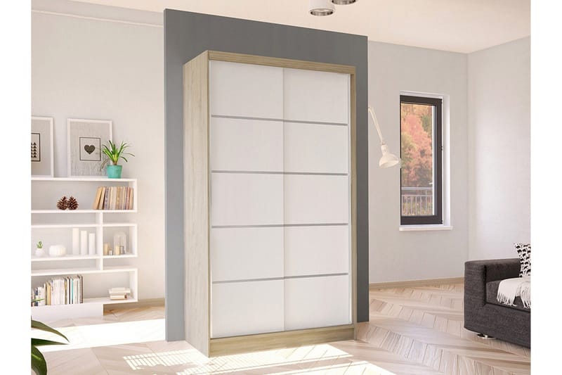 Glenmore Garderob White - Oppbevaring - Garderober & garderobesystem