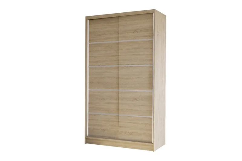 Glenmore Garderobe 100 cm i Lyst Tre, Brun