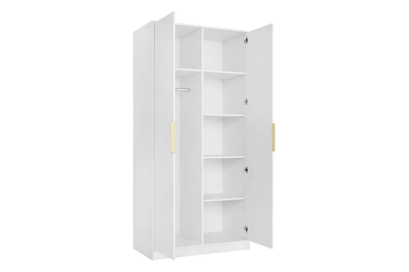 Gudelia Garderob 102x216 cm - Beige - Oppbevaring - Garderober & garderobesystem