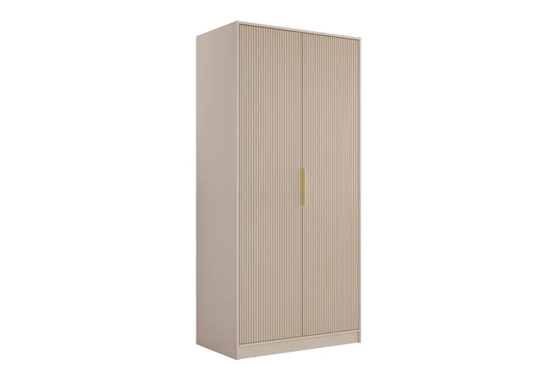 Gudelia Garderob 102x216 cm - Beige - Oppbevaring - Garderober & garderobesystem