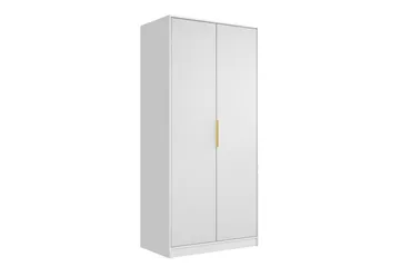 Gudelia Garderobe 102x216 cm - Grå - Oppbevaring - Garderober & garderobesystem