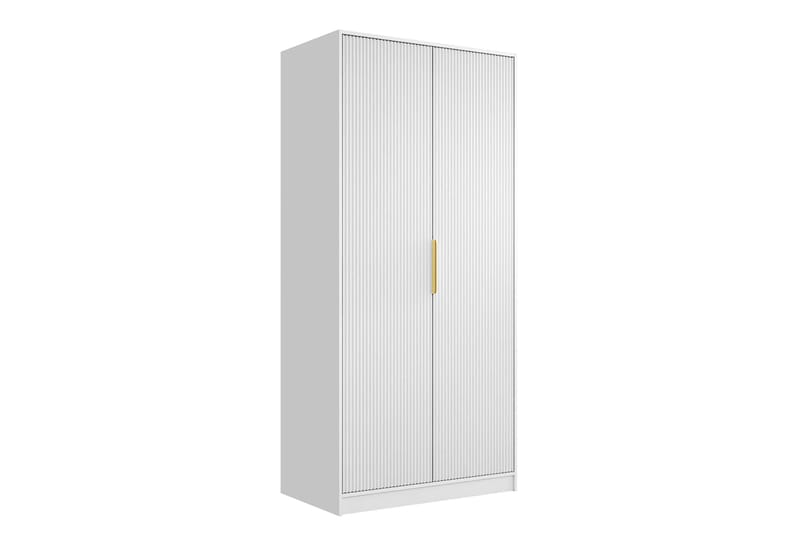 Gudelia Garderobe 102x216 cm - Grå - Oppbevaring - Garderober & garderobesystem