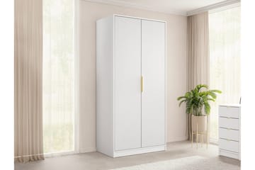 Gudelia Garderobe 102x216 cm - Grå - Oppbevaring - Garderober & garderobesystem