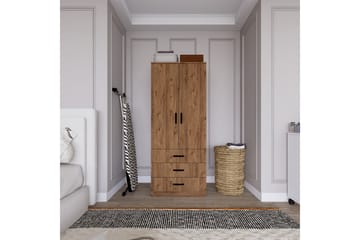 Haaken Garderobe 60x174,8 cm - Brun - Oppbevaring - Garderober & garderobesystem