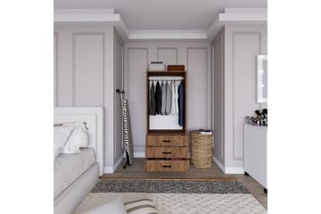 Haaken Garderobe 60x174,8 cm - Brun - Oppbevaring - Garderober & garderobesystem